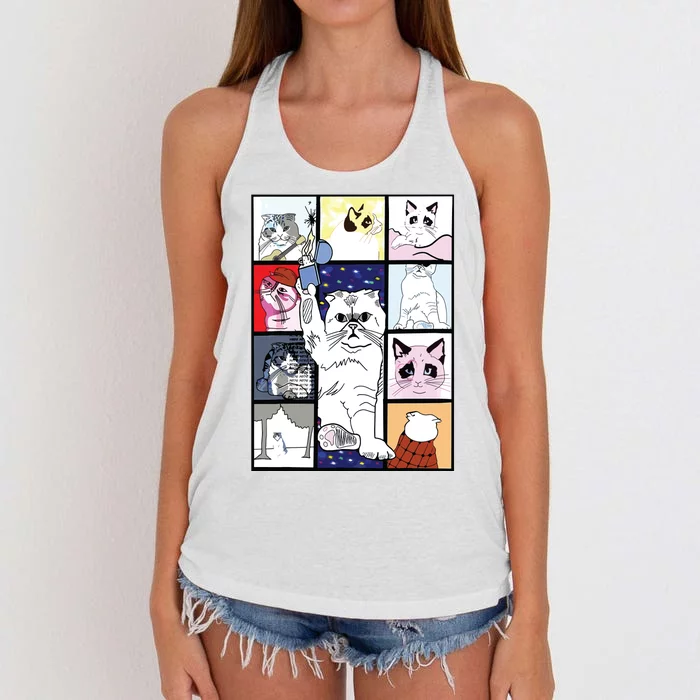 Karma Is A Cat Karma Is My Boyfriend Women's Knotted Racerback Tank