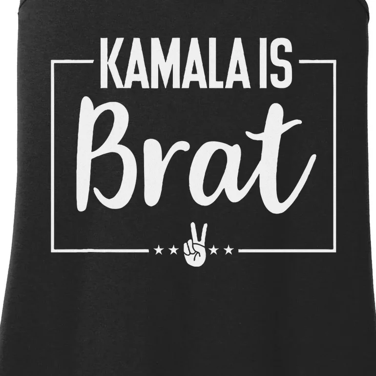 Kamala Is Brat Kamala Is Brat 2024 TeesKamala Is Brat Ladies Essential Tank