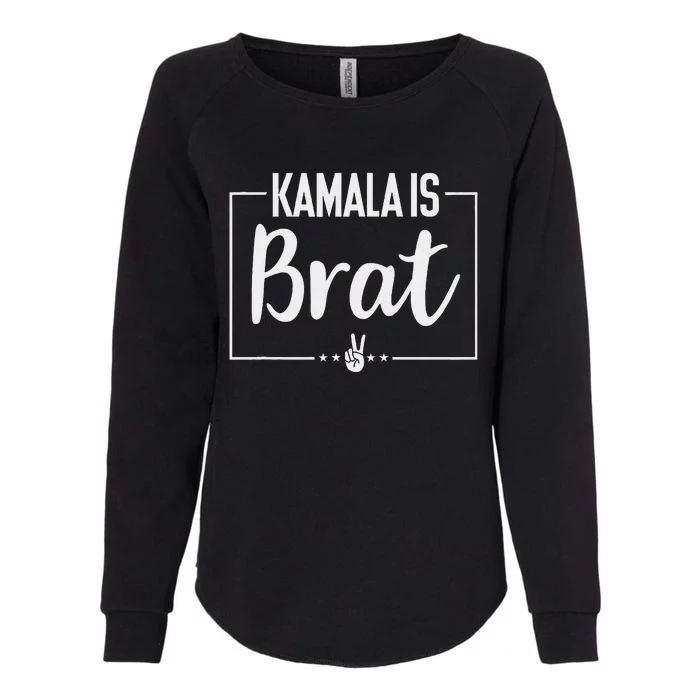 Kamala Is Brat Kamala Is Brat 2024 TeesKamala Is Brat Womens California Wash Sweatshirt