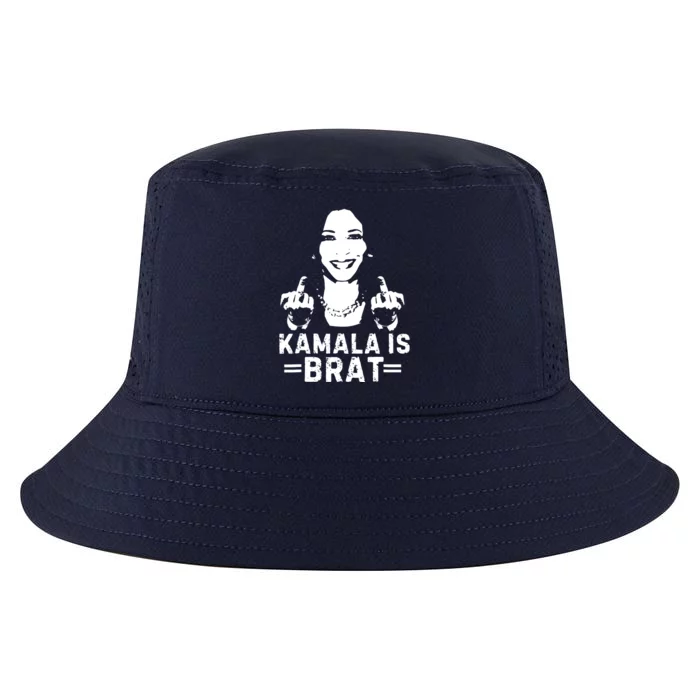 Kamala Is Brat Cute Quotes For Women Girl Cool Comfort Performance Bucket Hat