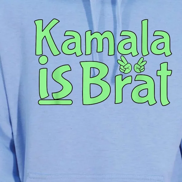 Kamala Is Brat Funny Sarcastic Quote Kamala Is Brat 2024 Unisex Surf Hoodie