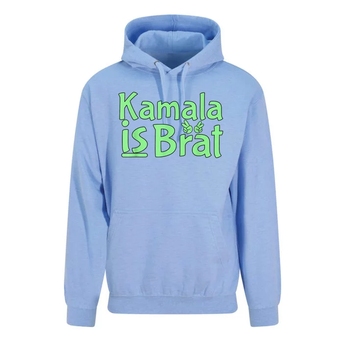 Kamala Is Brat Funny Sarcastic Quote Kamala Is Brat 2024 Unisex Surf Hoodie