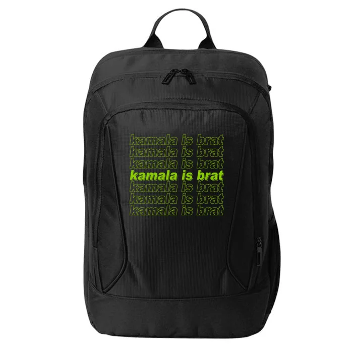 Kamala Is Brat Meme Kamala Harris 2024 City Backpack