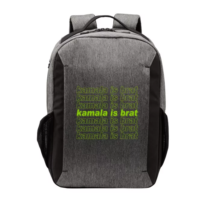 Kamala Is Brat Meme Kamala Harris 2024 Vector Backpack