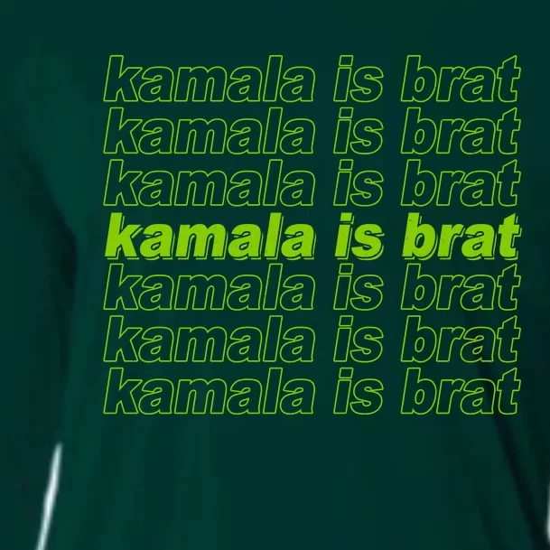 Kamala Is Brat Meme Kamala Harris 2024 Cooling Performance Long Sleeve Crew