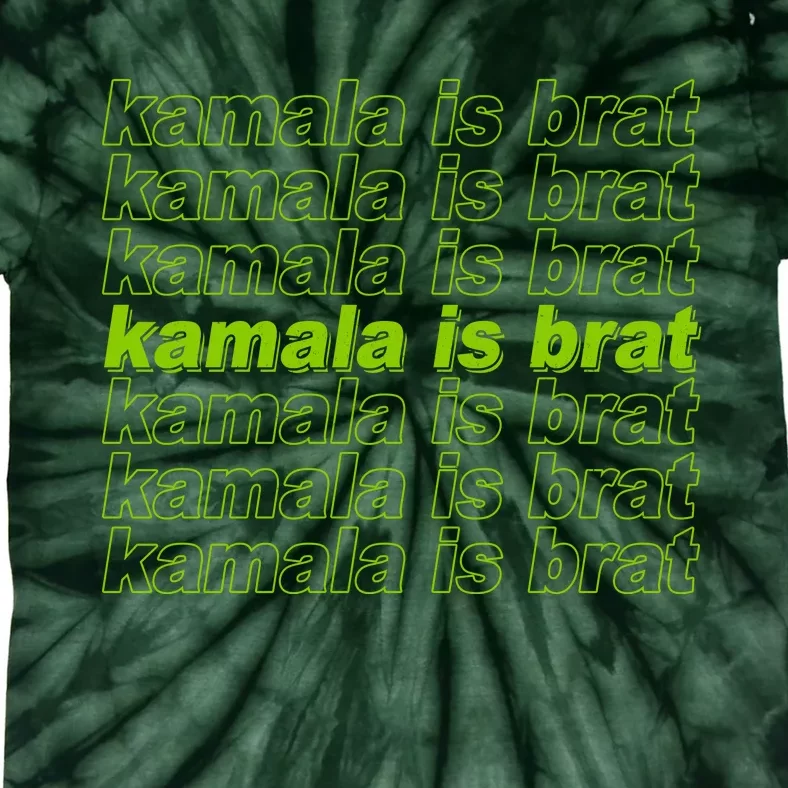 Kamala Is Brat Meme Kamala Harris 2024 Tie-Dye T-Shirt