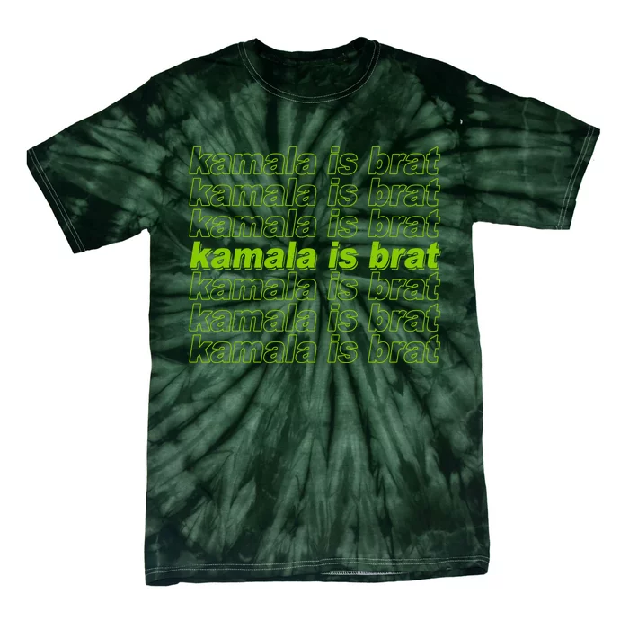 Kamala Is Brat Meme Kamala Harris 2024 Tie-Dye T-Shirt