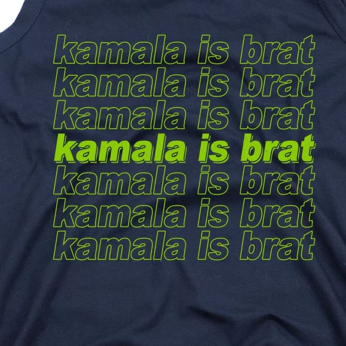 Kamala Is Brat Meme Kamala Harris 2024 Tank Top