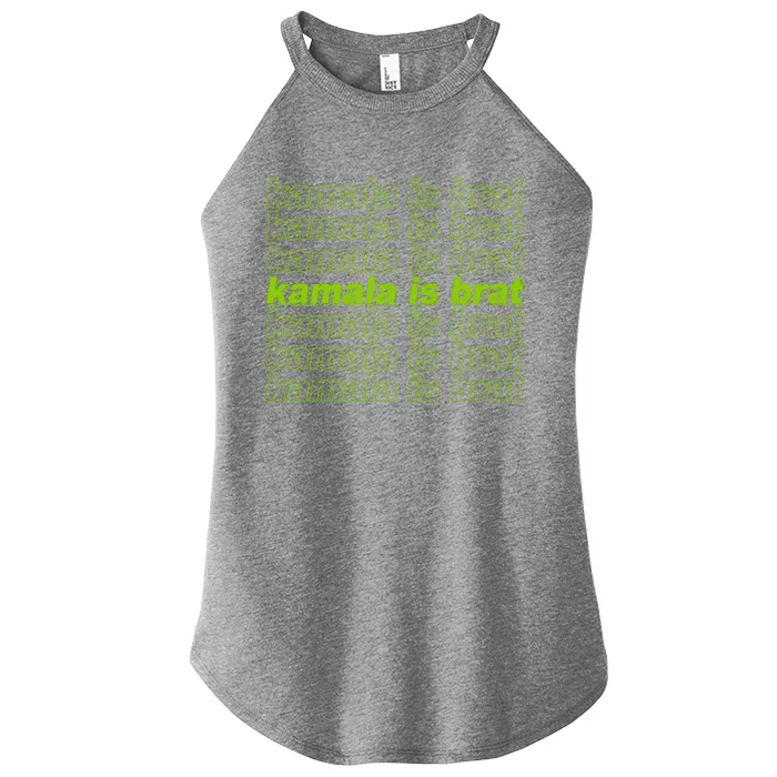 Kamala Is Brat Meme Kamala Harris 2024 Women’s Perfect Tri Rocker Tank