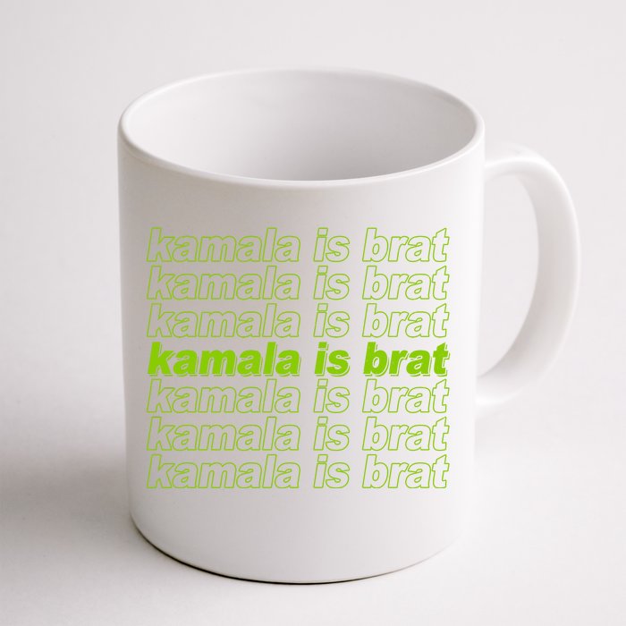 Kamala Is Brat Meme Kamala Harris 2024 Front & Back Coffee Mug