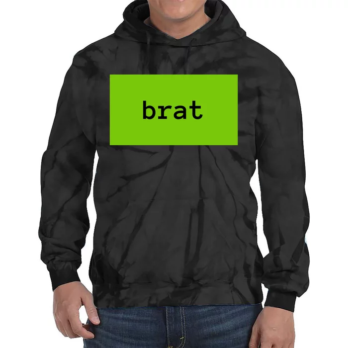 Kamala Is Brat Gen Z Meme Funny Tie Dye Hoodie