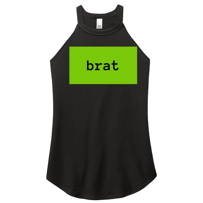 Kamala Is Brat Gen Z Meme Funny Women’s Perfect Tri Rocker Tank