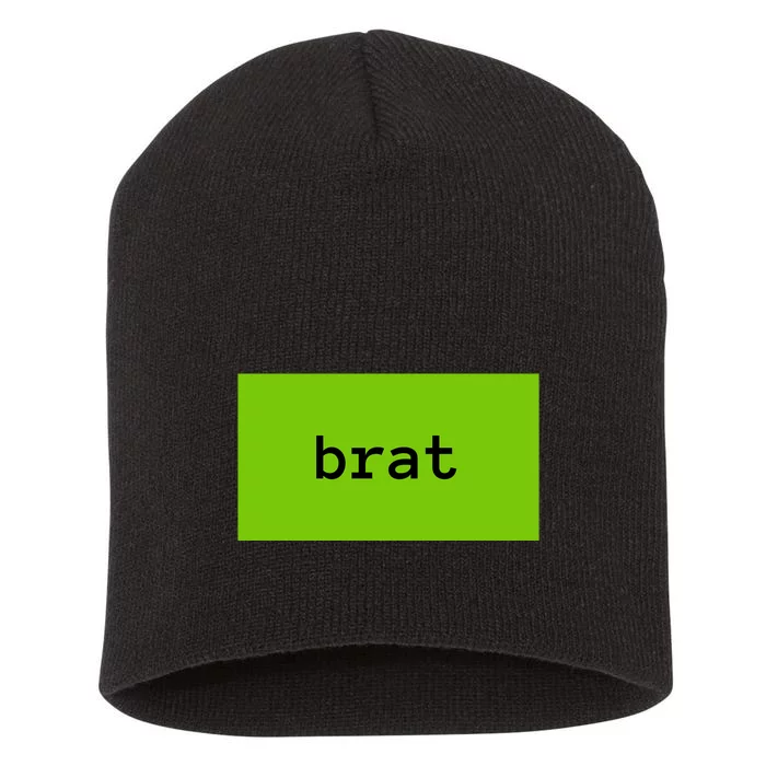 Kamala Is Brat Gen Z Meme Funny Short Acrylic Beanie