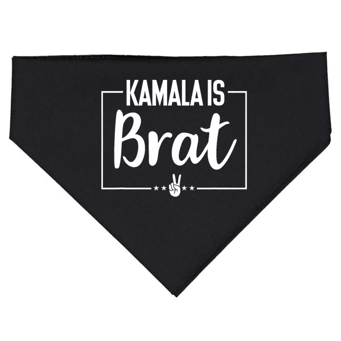 Kamala Is Brat Kamala Is Brat 2024 Kamala Is Brat USA-Made Doggie Bandana