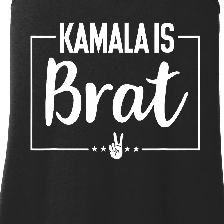 Kamala Is Brat Kamala Is Brat 2024 Kamala Is Brat Ladies Essential Tank