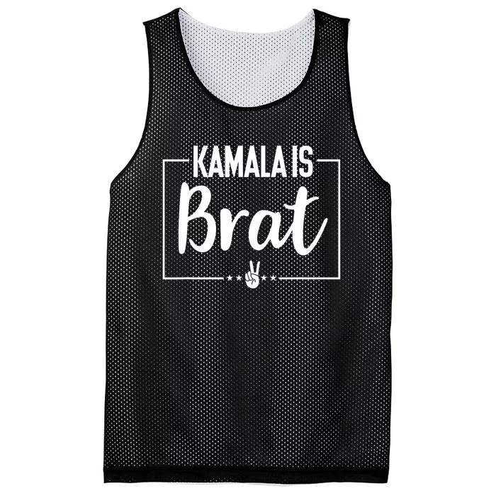 Kamala Is Brat Kamala Is Brat 2024 Kamala Is Brat Mesh Reversible Basketball Jersey Tank