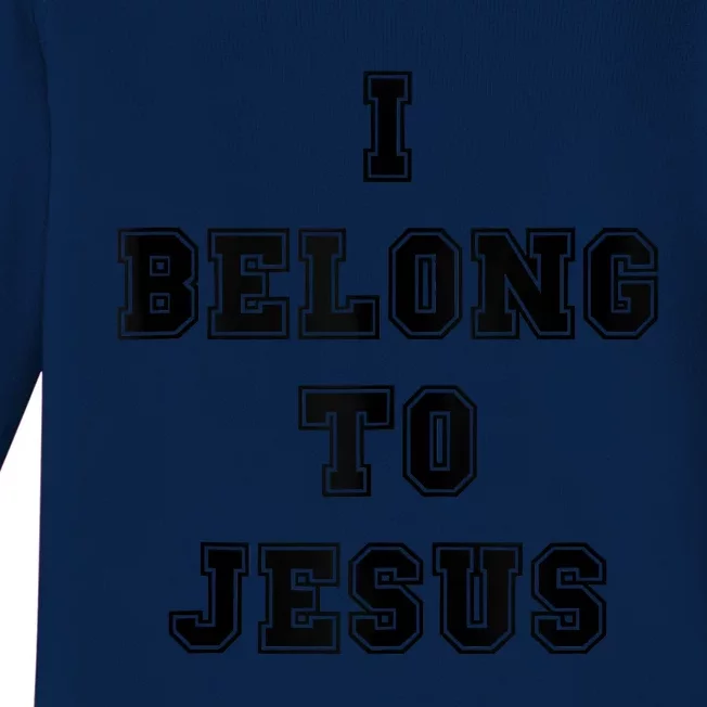 Kaka I Belong To Jesus Baby Long Sleeve Bodysuit