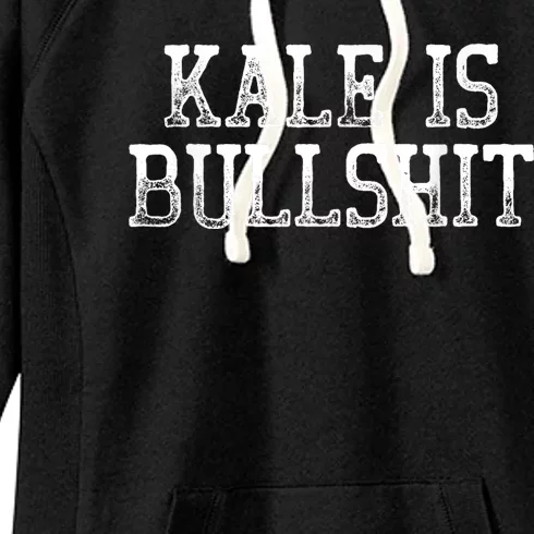 Kale Is Bullshit Tee Shirts Humor Women's Fleece Hoodie