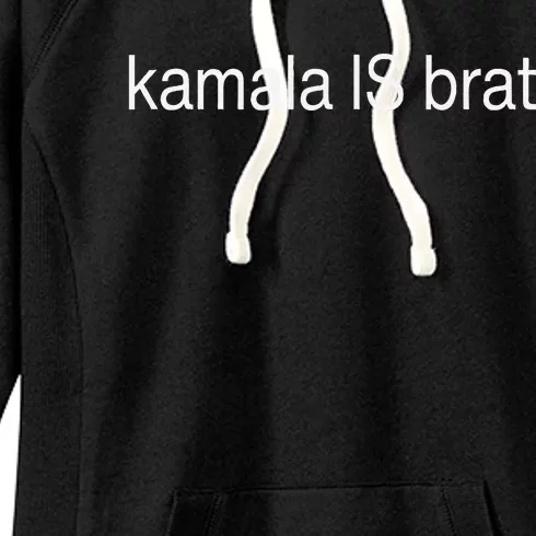 Kamala Is Brat Women's Fleece Hoodie