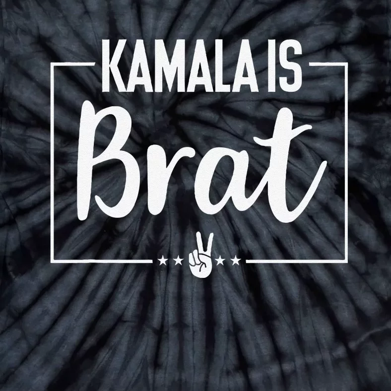 Kamala Is Brat Kamala Is Brat 2024 Kamala Is Brat Tie-Dye T-Shirt