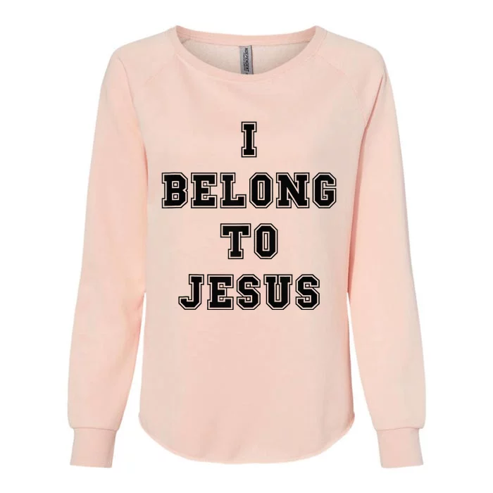 Kaka I Belong To Jesus Womens California Wash Sweatshirt