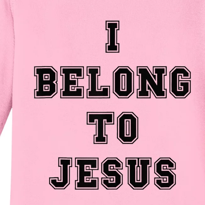 Kaka I Belong To Jesus Baby Long Sleeve Bodysuit