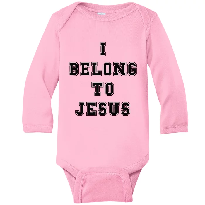 Kaka I Belong To Jesus Baby Long Sleeve Bodysuit