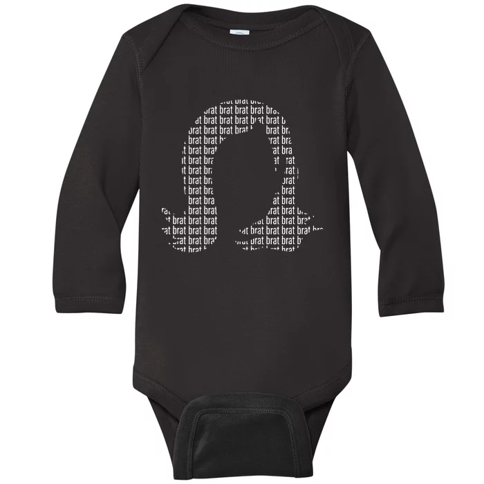 Kamala Is Brat Baby Long Sleeve Bodysuit