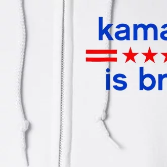 Kamala Is BratCute Quotes American Full Zip Hoodie