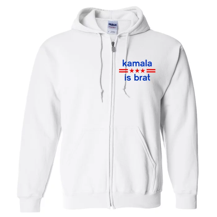 Kamala Is BratCute Quotes American Full Zip Hoodie