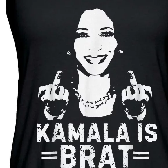 Kamala Is Bratcute Quotes American Ladies Essential Flowy Tank