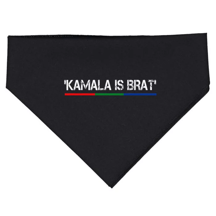 Kamala Is Brat USA-Made Doggie Bandana