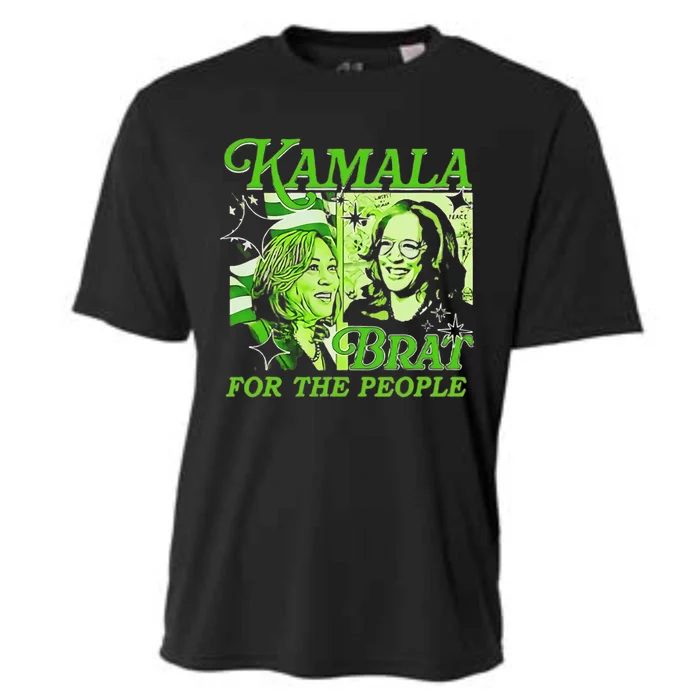 Kamala Is Brat 2024 Funny Green Cooling Performance Crew T-Shirt