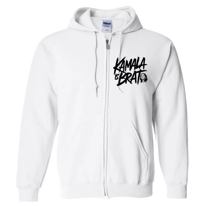 Kamala Is Brat 2024 Full Zip Hoodie