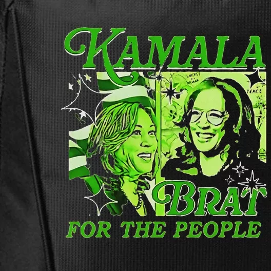 Kamala Is Brat 2024 Funny Green City Backpack