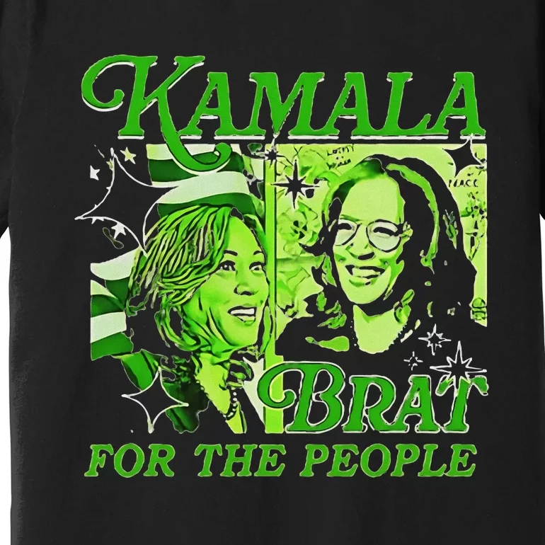 Kamala Is Brat 2024 Funny Green Premium T-Shirt