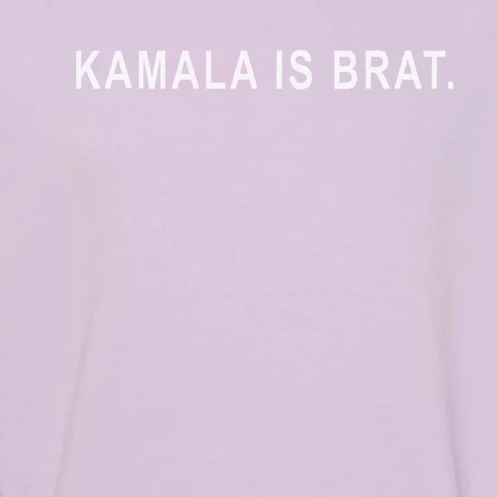 Kamala Is Brat Green Garment-Dyed Sweatshirt