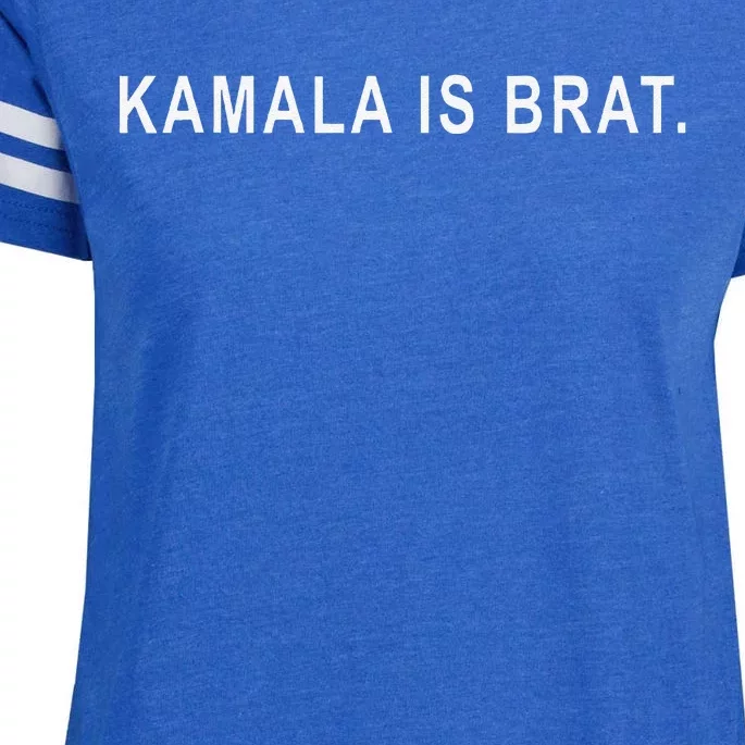 Kamala Is Brat Green Enza Ladies Jersey Football T-Shirt