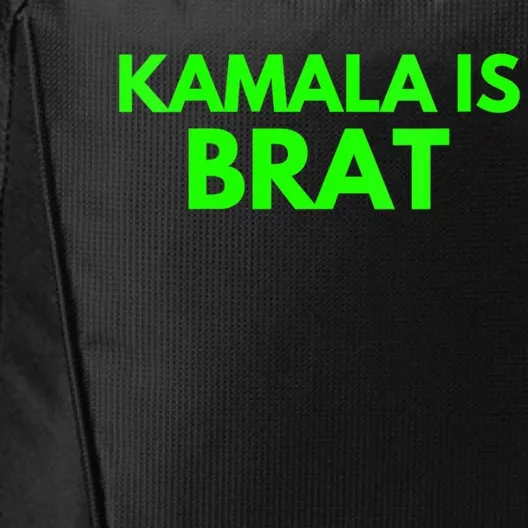 Kamala Is Brat Green City Backpack