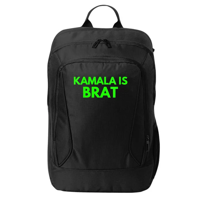 Kamala Is Brat Green City Backpack