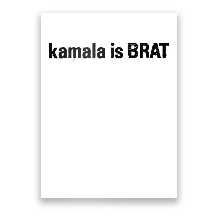 Kamala Is Brat Poster