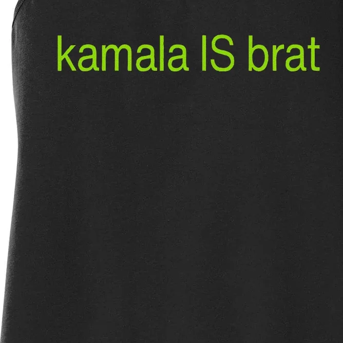 Kamala Is Brat Women's Racerback Tank