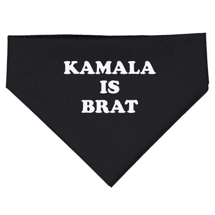 Kamala Is Brat Kamala Is Brat 2024 Kamala Is Brat USA-Made Doggie Bandana