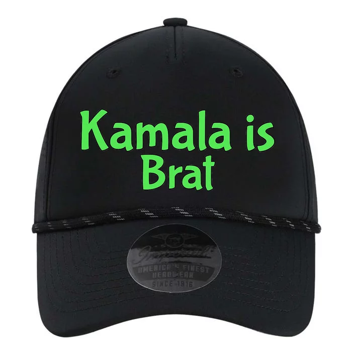 Kamala Is Brat Funny Sarcastic Quote Kamala Is Brat 2024 Performance The Dyno Cap