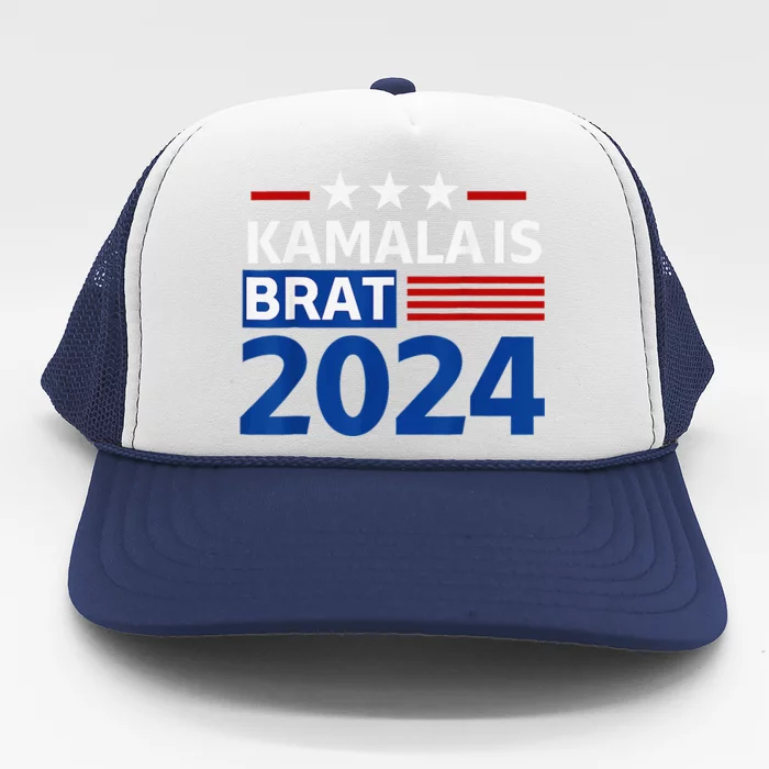 Kamala Is Brat Funny Quotes Feminist Trucker Hat