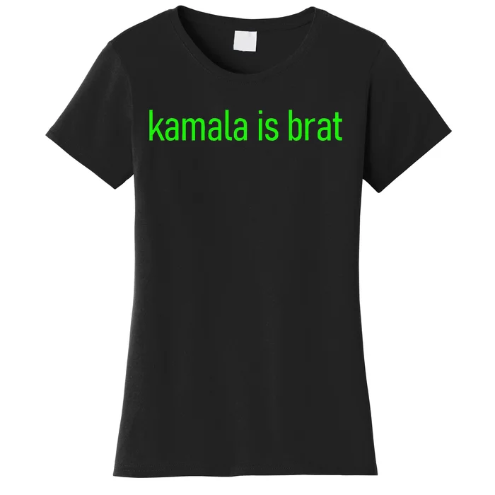 Kamala Is Brat Lime Green Brat Women's T-Shirt