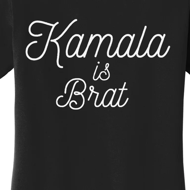 Kamala Is Brat Lime Green Brat Women's T-Shirt