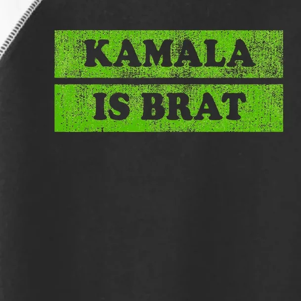 Kamala Is Brat Kamala Harris For President 2024 Democrat Toddler Fine Jersey T-Shirt