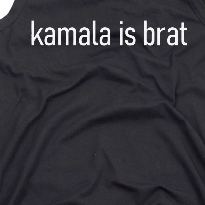 Kamala Is Brat Lime Green Brat Tank Top