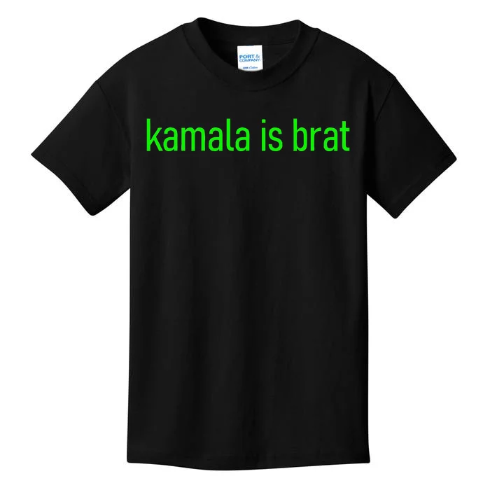 Kamala Is Brat Meme Kids T-Shirt